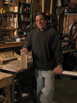 Founder and Artisan Robert Sherman in Workshop