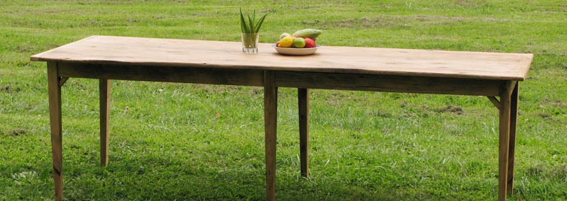 Stiletto Leg Farm Table